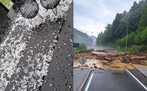 Aktivirala se klizišta, ulice poplavile: Pogledajte posljedice nevremena u Sloveniji
