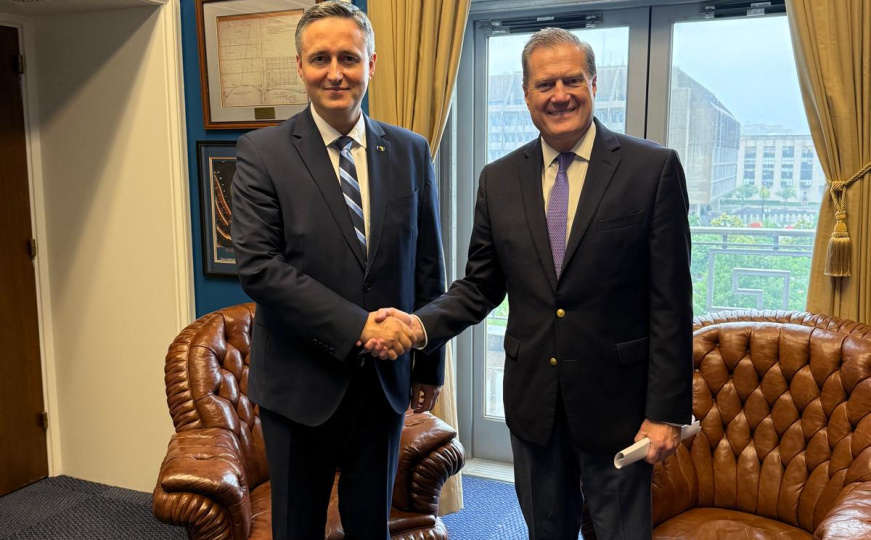 Bećirović s Turnerom u Washingtonu: 'BiH suočena s najvećom sigurnosnom krizom nakon Dejtona'