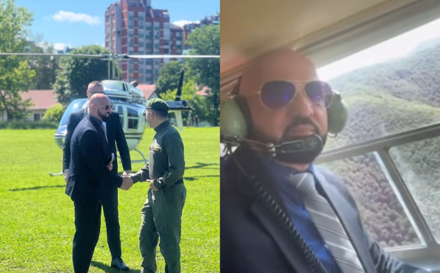 'Evo Ramo krenuo da hapsi Mileta': Isak objavio snimak iz helikoptera, izazvao lavinu komentara