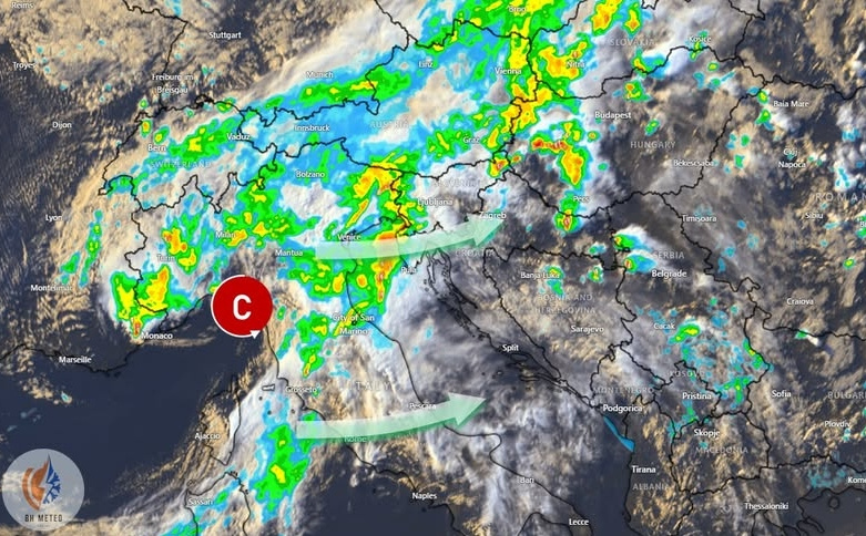 BH Meteo upozorio: Sutra moguće formiranje jake oluje - evo koji dijelovi BiH su na udaru