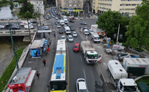 Ogromne gužve na Skenderiji: Pogledajte kako teku radovi na glavnoj saobraćajnici