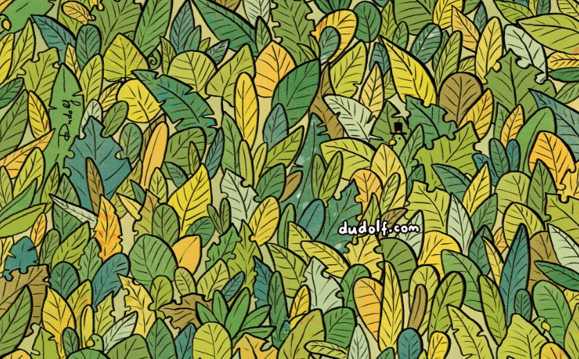 Samo za one sa dobrim vidom: Pronađite tri kameleona među listovima za 10 sekundi