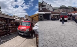 Požar u Sarajevu: Gorjela poznata buregdžinica na Baščaršiji