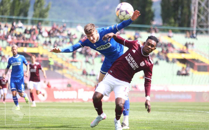Koševo gorjelo: Rani gol, crveni karton i promašaji – Sarajevo i Radnik podijelili bodove