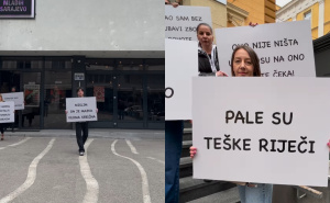 Kreativan performans privukao pažnju Sarajlija: 'Šetali smo ulicama s riječima iz srca mladih'