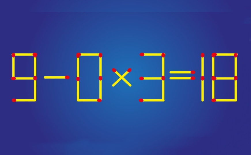 Testirajte svoj IQ: Riješiti ovu jednačinu pomjeranjem samo dvije šibice