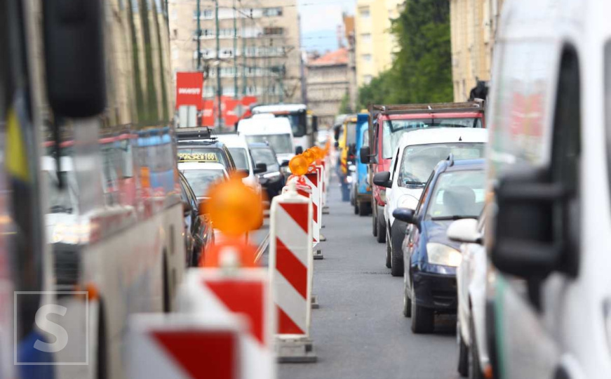 Radovi i ove sedmice: Pogledajte trenutnu saobraćajnu gužvu u centru Sarajeva