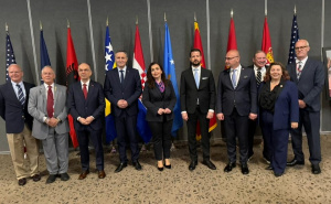 Denis Bećirović u Daytonu na skupu "Partneri u miru: 30 godina poslije"