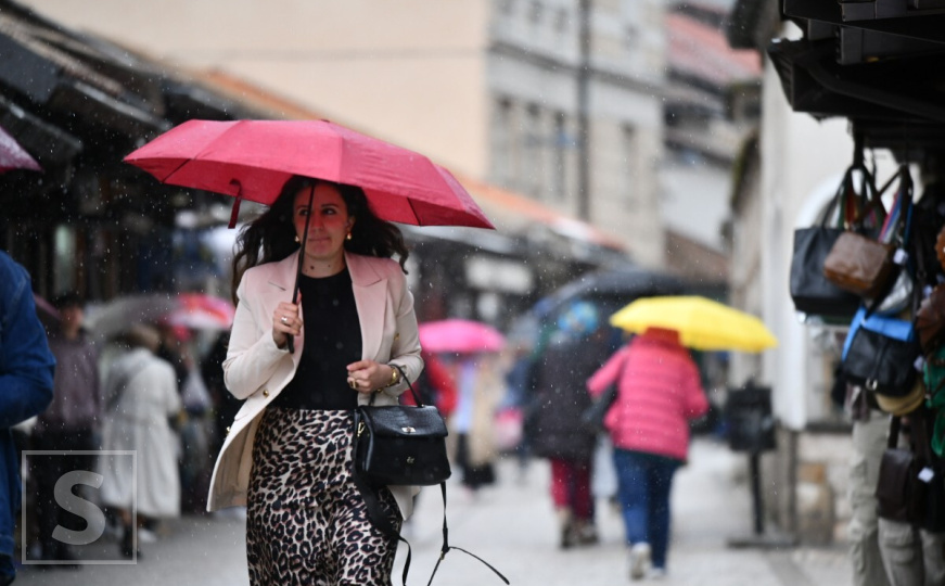Iznenadna promjena vremena u Sarajevu: Sunce i kiša u istoj šetnji