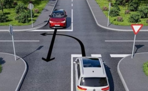Ko ima prednost - crveni ili bijeli automobil? Raskrsnica koja zbunjuje sve