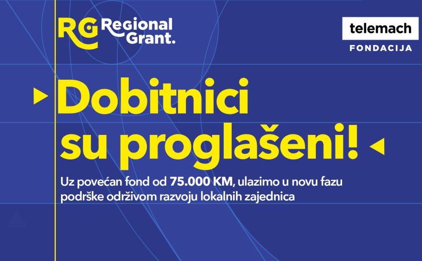 Proglašeni dobitnici Programa regionalnih grantova Telemach fondacije