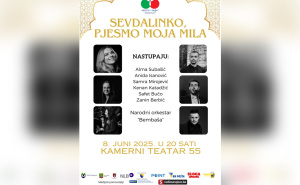 'Sevdalinko, pjesmo moja mila': Besplatan koncert u Kamernom teatru 55 u Sarajevu