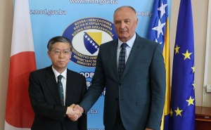 Ambasador Aiki s Helezom: Japan će pomoći BiH da unaprijedi sigurnost. Naglašen utjecaj Rusije