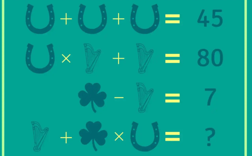 Zadatak koji testira vašu logiku: Koji broj ide umjesto upitnika?