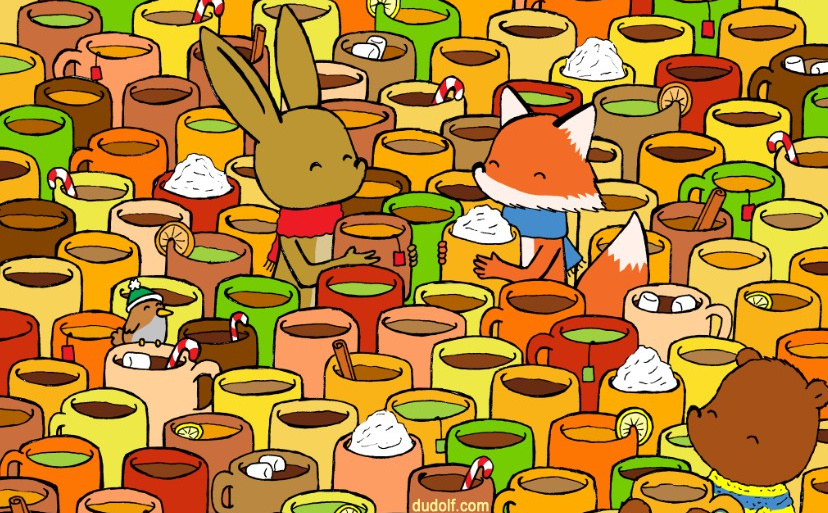 Stanovnici šume su na čajanci: Pronađite gdje je prazna šolja za 20 sekundi?