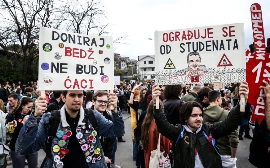 Studenti poručili Vučiću: "Na uvrede nećemo šutjeti, ali nećete nas isprovocirati"