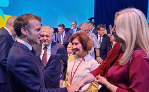 Cvijanović u Francuskoj: Na sekund 'uhvatila' Macrona i pohvalila se fotografijom