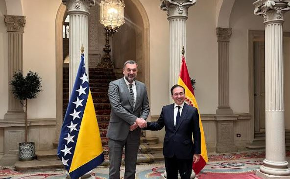 Tokom posjete Španiji: Konaković dobio čvrstu podršku, Albares osudio poteze RS-a