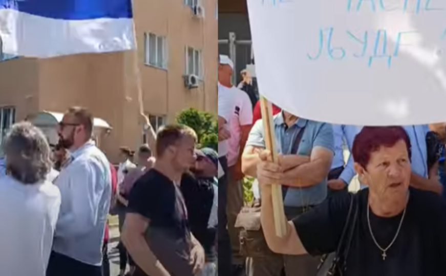 Veliki protest podrške Miličeviću: 'Sram vas bilo bando, uhapsili ste poštenog čovjeka'