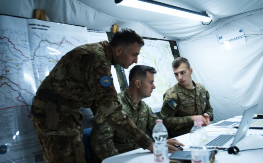 Zajednička predanost miru i stabilnosti: EUFOR i OSBiH održale vojnu vježbu na Manjači