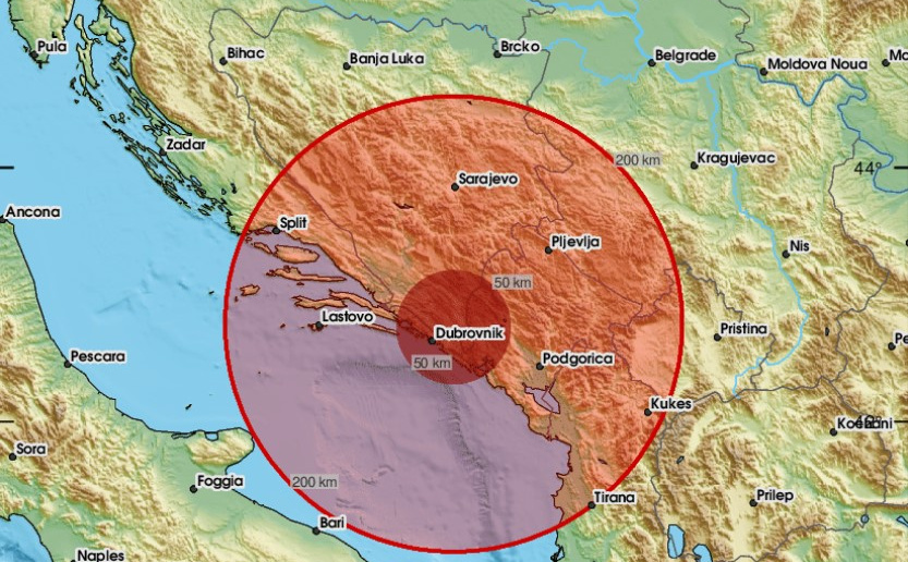 Zemljotres u Bosni i Hercegovini: 'Zgrada se cijela tresla'