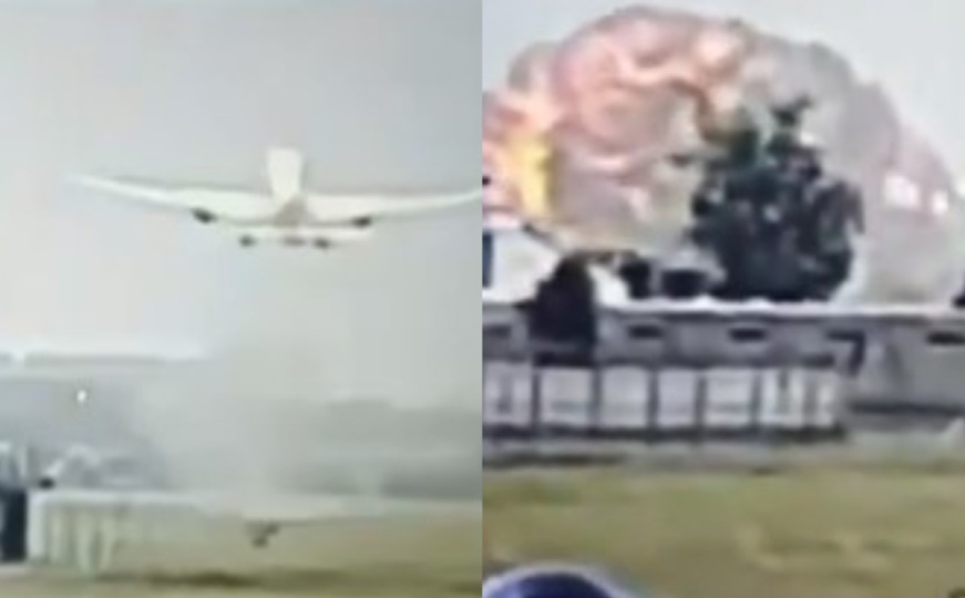 Pojavio se novi snimak pada aviona u Indiji: Sigurnosna kamera snimila polijetanje sa piste