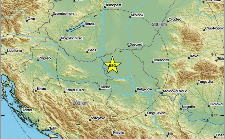 Zemljotres u Srbiji: Treslo se tlo u bh. susjedstvu, evo šta kažu seizmolozi
