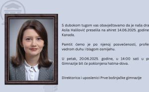 Tužne vijesti iz Toronta: Preminula bivša profesorica sarajevske Prve bošnjačke gimnazije
