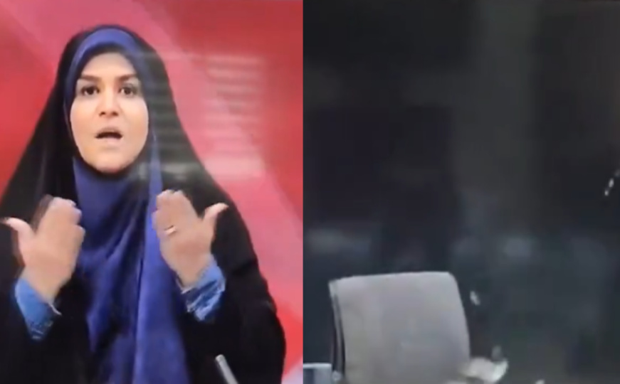 Izrael napao Teheran: Pogledajte trenutak udara bombe u zgradu iranske televizije i radija