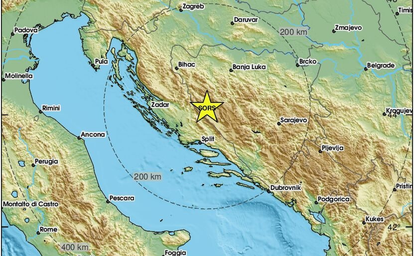 Zemljotres i danas u BiH: EMSC javlja - bio je snage 3.1