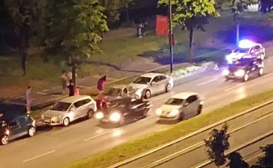 Lančani sudar na Čengić Vili: Policija na terenu