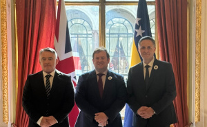 Bećirović s ministrom Doughtyjem: Prijetnje secesijom i potreba zaštite Dejtonskog sporazuma