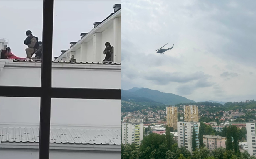 Iznad Sarajeva lete helikopteri: U toku velika policijska vježba FMUP-a i FUP-a