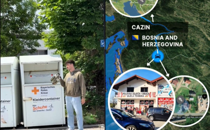 Donacije iz Njemačke na prodaji u BiH: Svoje tenisice u Cazinu kupio za 20 KM, sve snimio i objavio