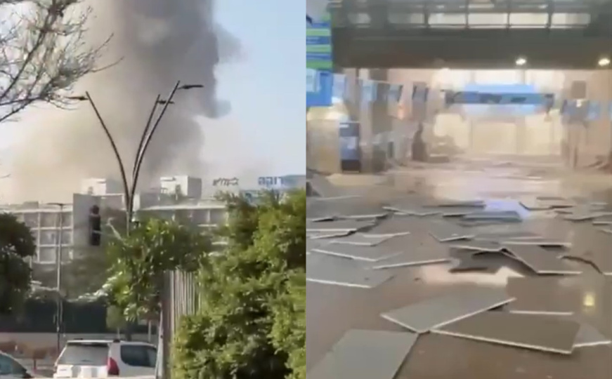 Šire se snimci: Iranski projektil pogodio bolnicu na jugu Izraela