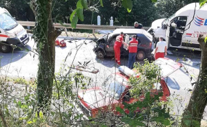 Crni dan na bh. cestama: Jedna osoba poginula u nesreći na magistralnom putu Foča - Ustikolina