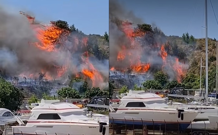 Požari haraju Dalmacijom, a sada je planulo i u Splitu: Vatrogasci su na terenu