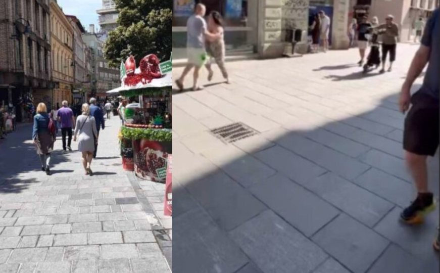 Fizički obračun na Ferhadiji: Četiri osobe se potukle nasred ulice, turisti i građani u šoku