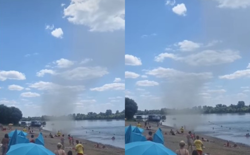 Nevjerovatna pojava na plaži u Sremskoj Mitrovici: Kupači se odmah razbježali