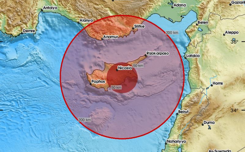 Zemljotres jačine 4,8 pogodio Kipar
