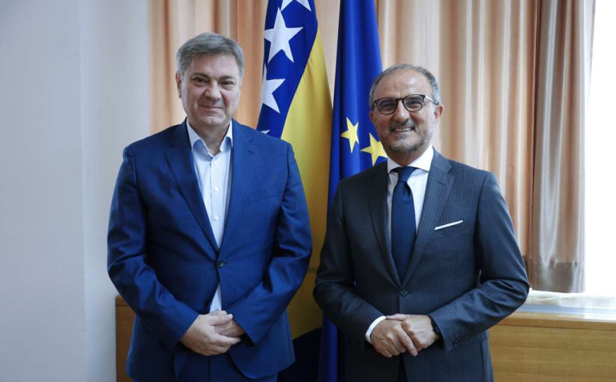 Zvizdić razgovarao sa Sorecom o aktuelnoj političkoj situaciji u BiH