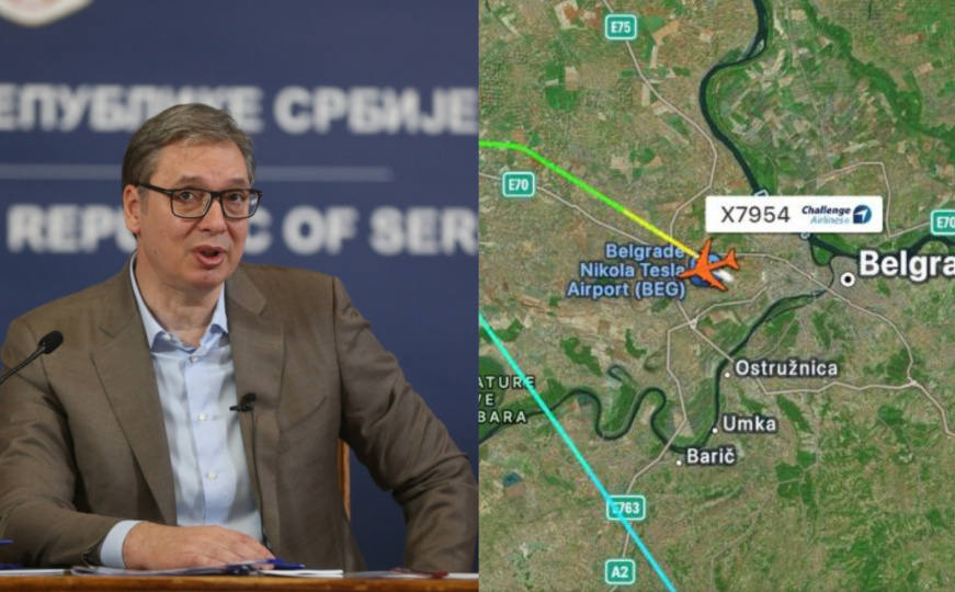 Avion iz Tel Aviva sletio u Beograd nekoliko sati nakon Vučićeve najave obustave izvoza oružja