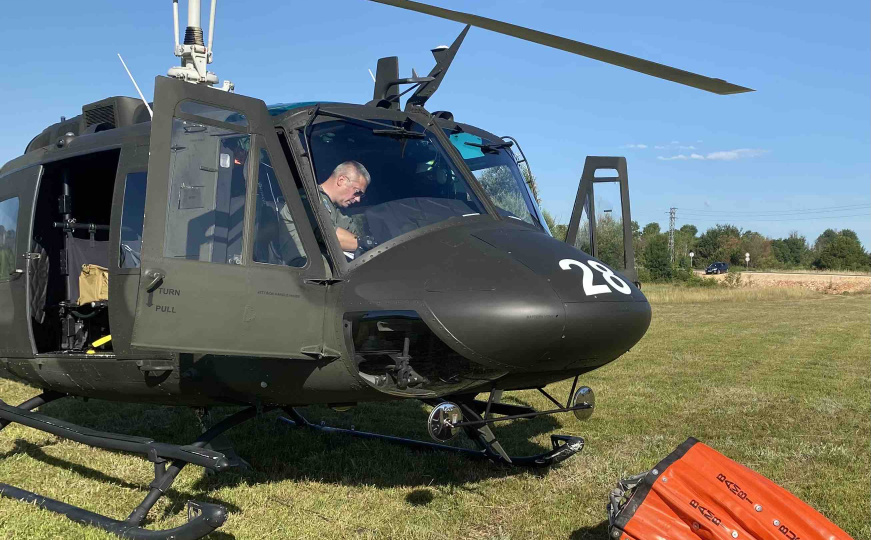 Pripadnici OS BiH u humanoj misiji: Pogledajte kako izgleda akcija gašenja požara u Grudama