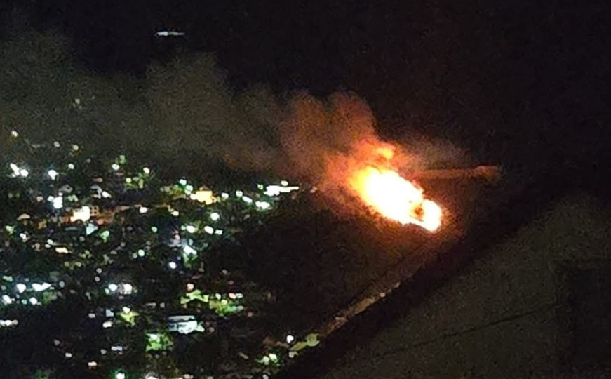 Veliki požar u Sarajevu: Vatrogasci na terenu