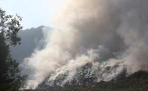 Požar nelegalne deponije u Krupcu: Zagađenje zraka u zapadnim dijelovima Sarajeva na opasnom nivou