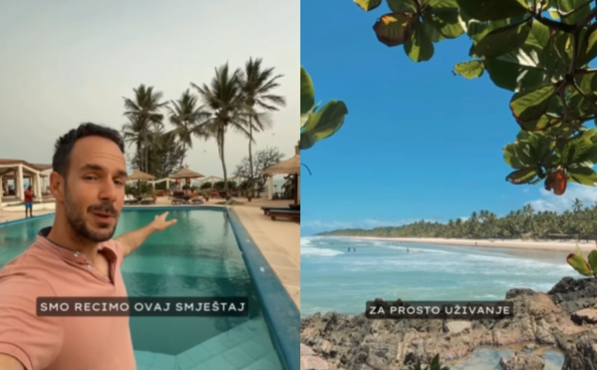 Robert Dacešin objavio nevjerovatne snimke: "Bazen, plaža i uključen doručak košta manje od 40 KM"