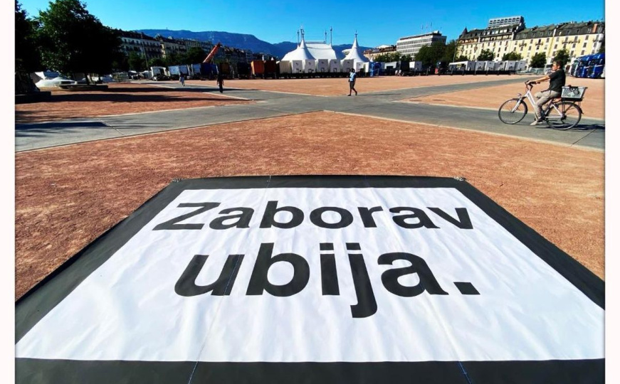 'Zaborav ubija.': Kultni rad sarajevskog umjetnika Andreja Đerkovića postavljen u Ženevi