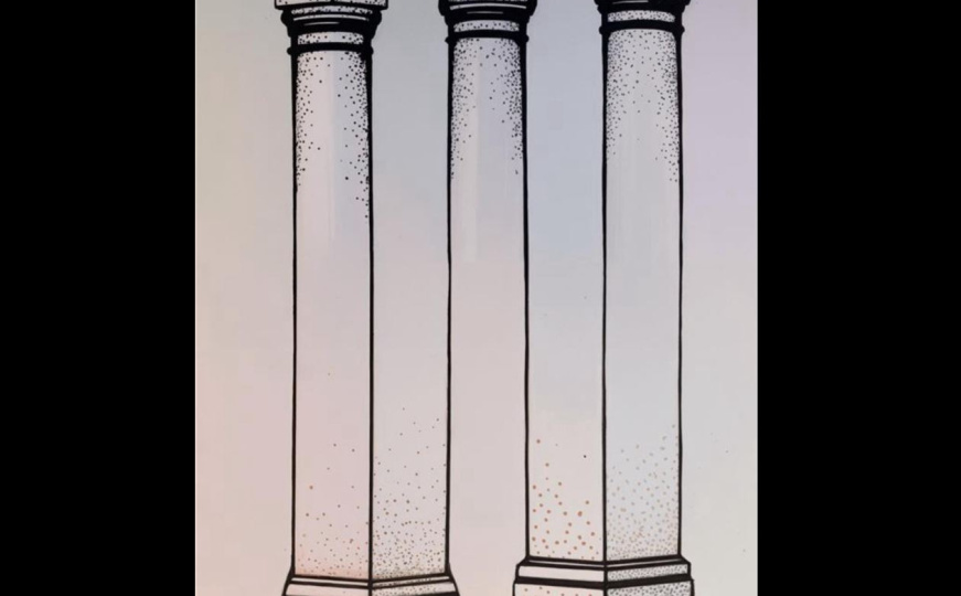 Optička iluzija koja je mnogima zadala muke: Koliko stubova vidite na slici?