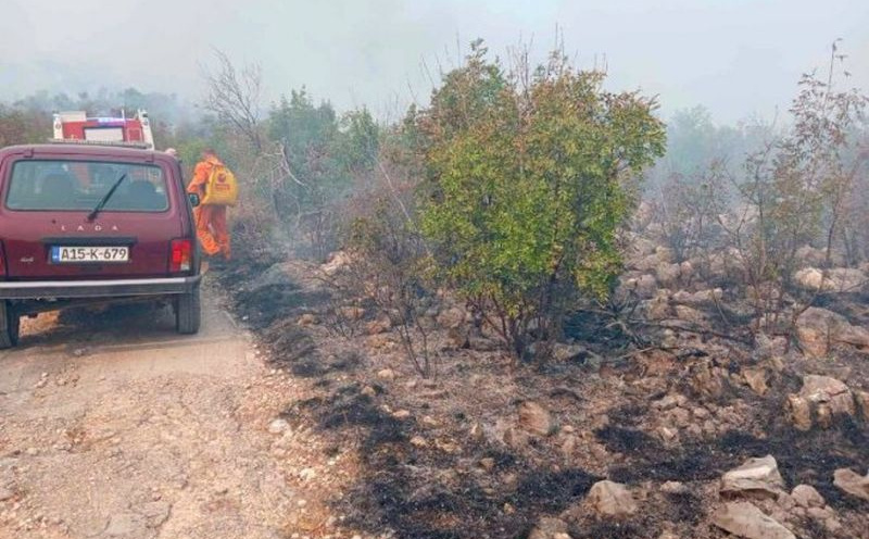 Veliki požar na Trebinjskim brdima: "Bojim se da će vatra preći preko vrha Leotara"