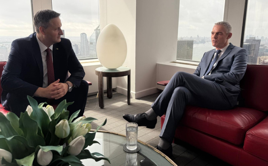 Bećirović s ambasadorom Francuske pri UN-u: Razgovor s fokusom na udar na ustavni poredak BiH